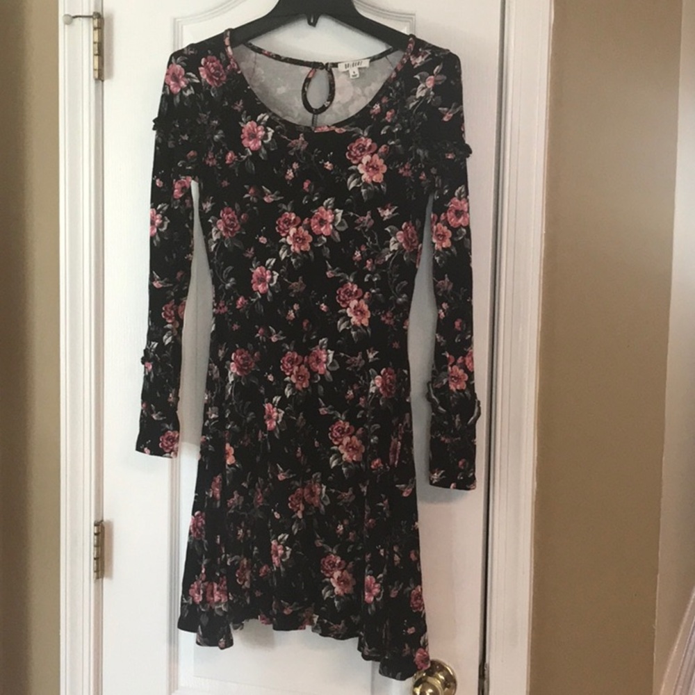 One Hart Long Sleeve Junior Dress